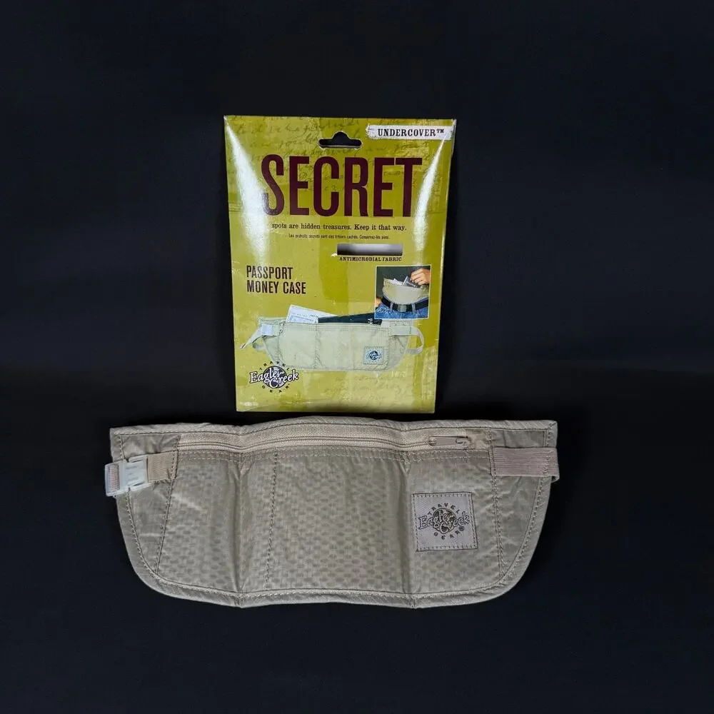 Eagle Creek Travel Gear Secret UNDERCOVER Passport Money Case bag